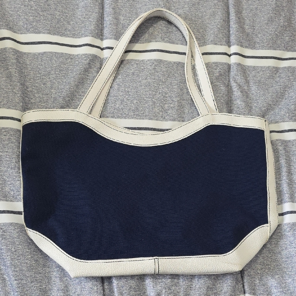Blue And White Casual Bag!